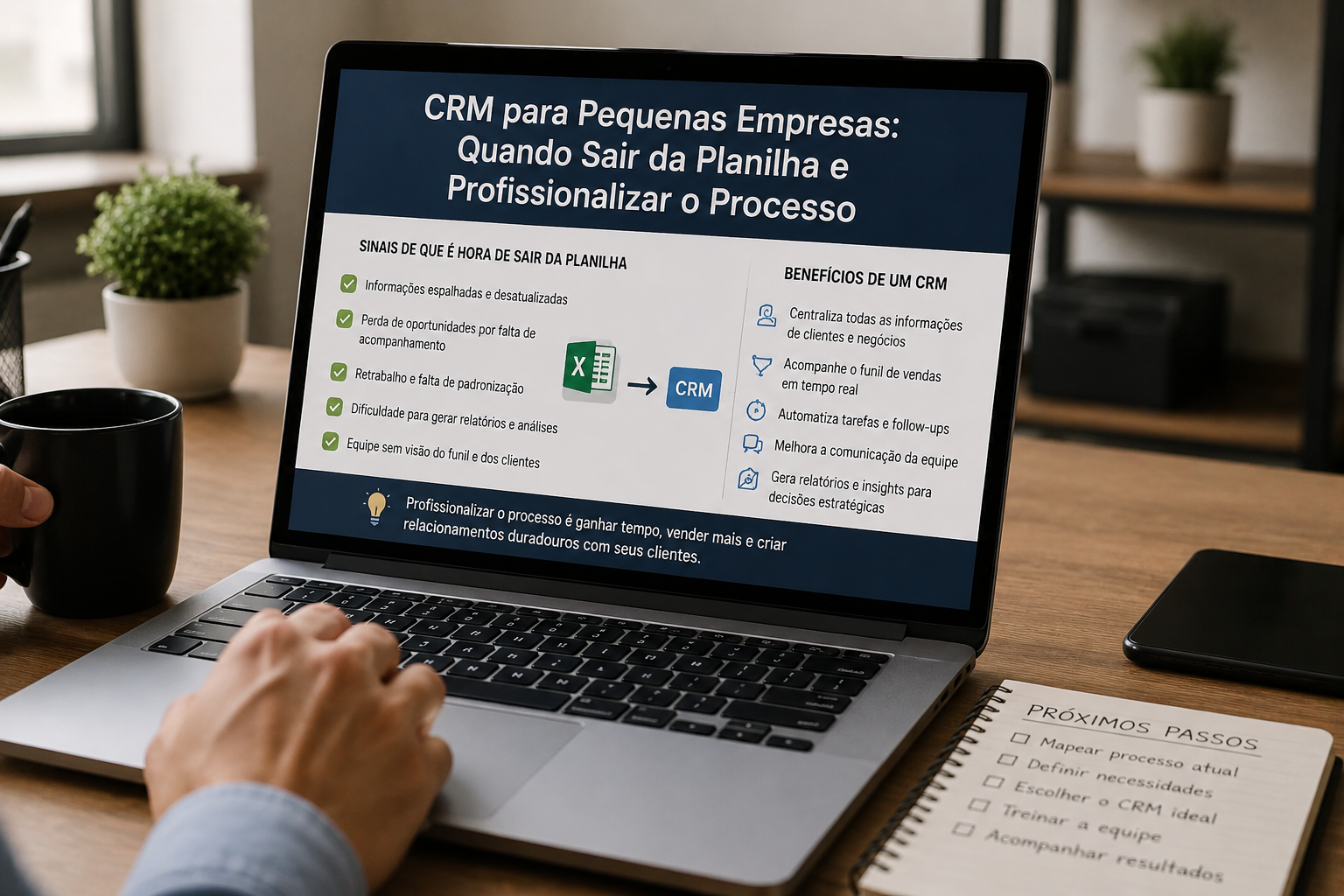 crm para pequenas empresas para profissionalizar vendas e sair da planilha