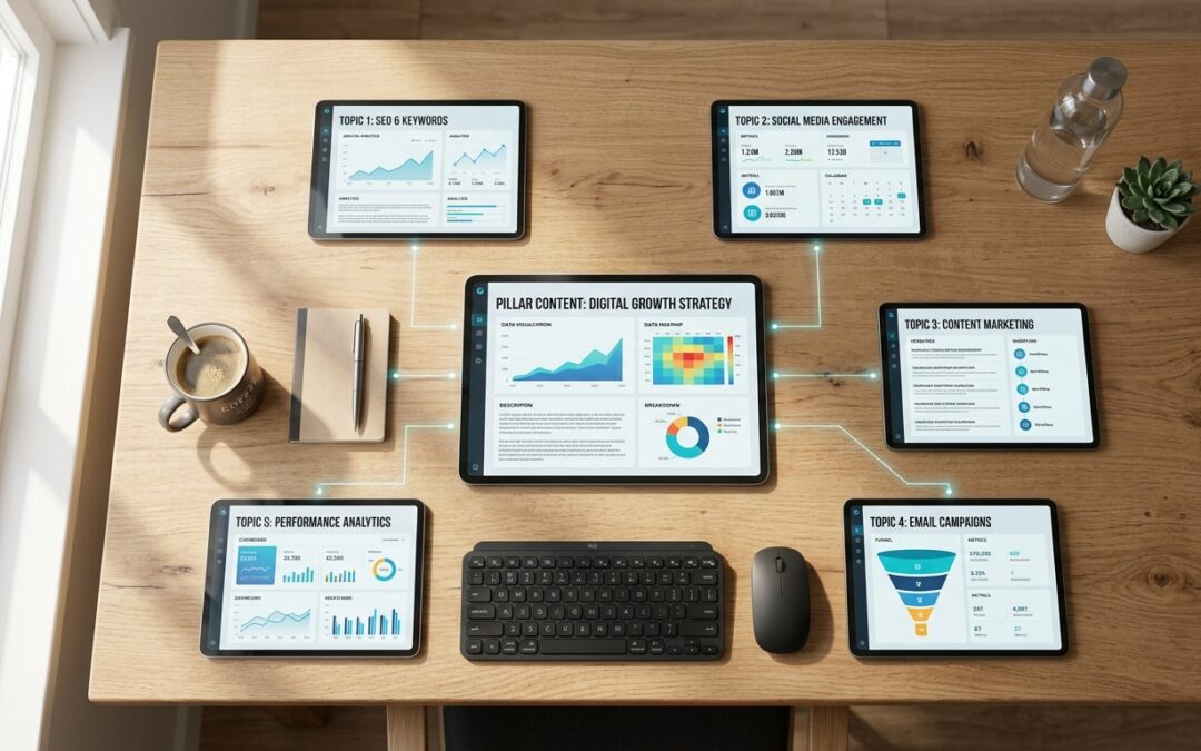 Cluster de Conteúdo: Ganhe Relevância no Google Mais Rápido