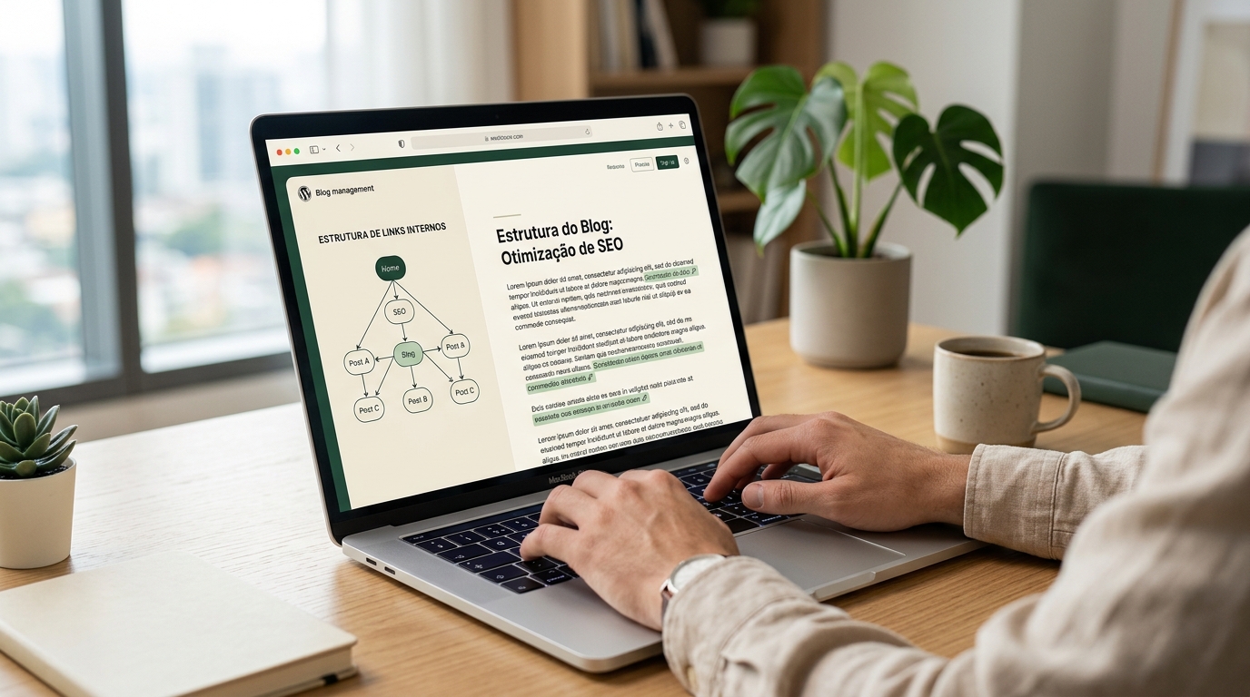 link interno distribuindo autoridade e melhorando desempenho do blog no google