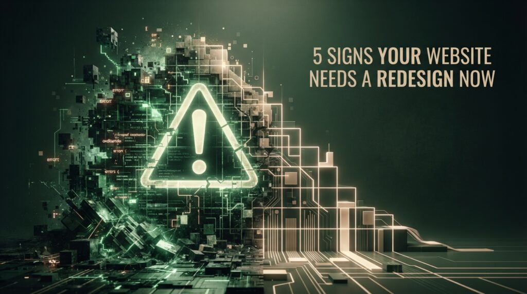 5 sinais de que seu site precisa ser refeito para voltar a gerar orçamentos